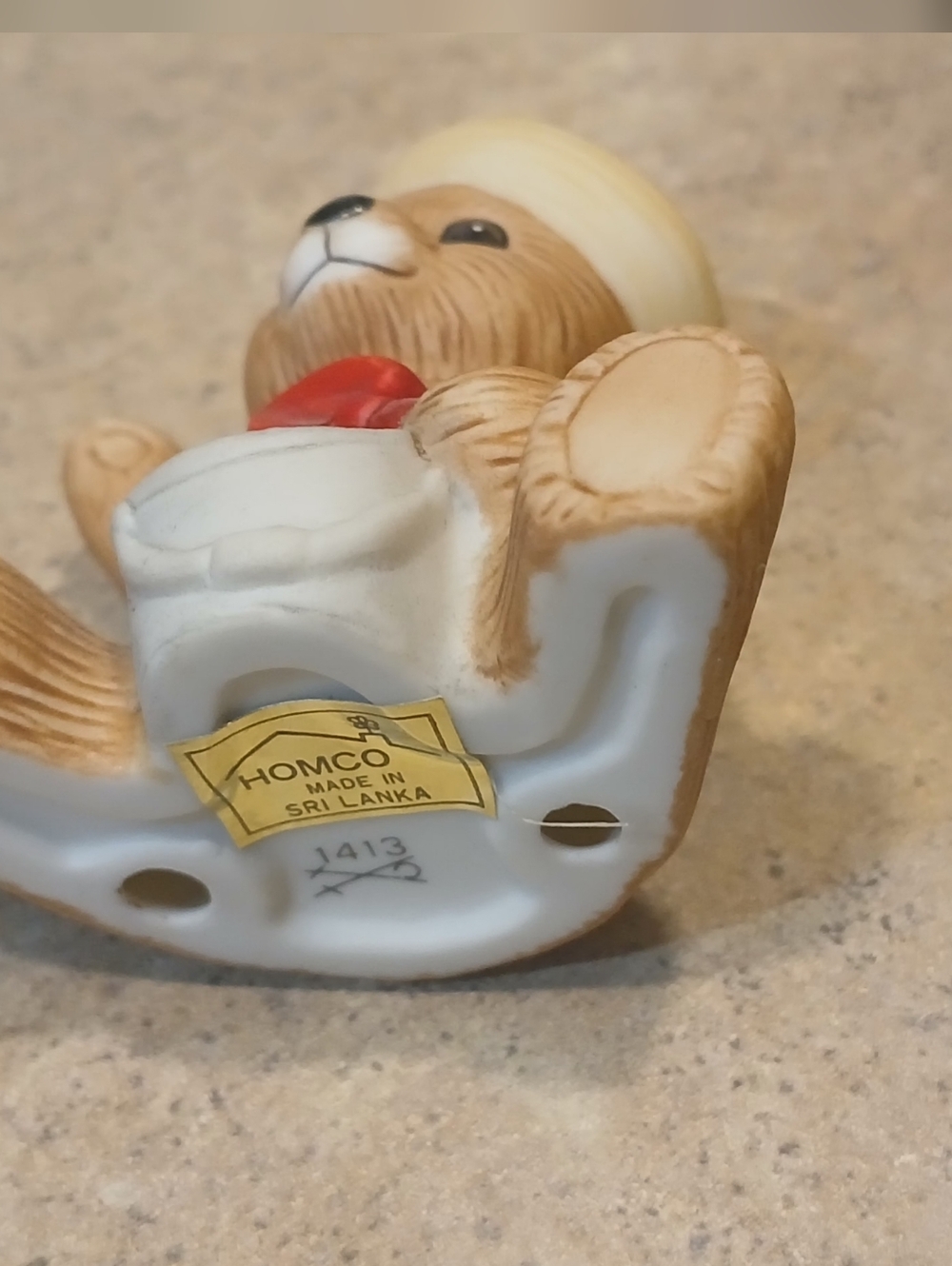 Vintage "August" Monthly Bear Figurine - Picture 5 of 5